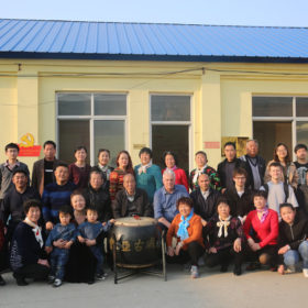 Musicians from Xiongxian with GSM