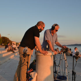 Recording the Sea Organ by day